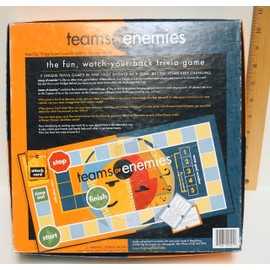 Teams Of Enemies Trivia Board Game