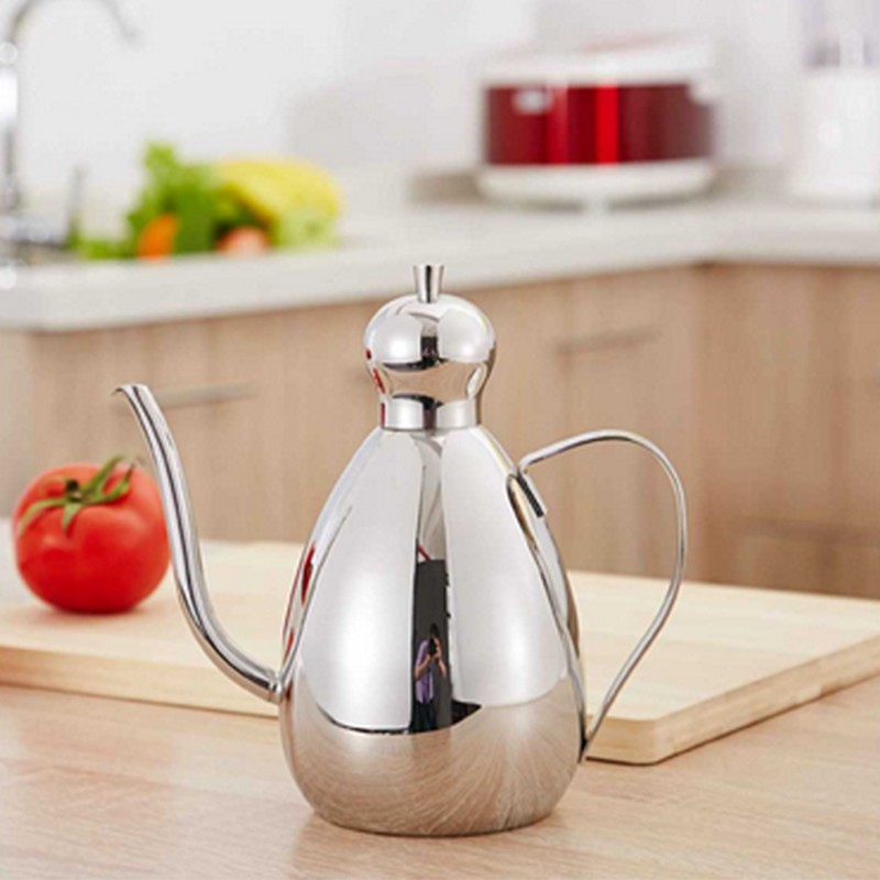 Mini Oil Bottle 304 Stainless Steel Oil Dispenser Vinegar Container