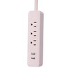 Globe Electric - 78257 Designer Series Power Strip, Rose 3