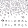 Pandahall 320Pcs Cubic Zirconia Stone Teardrop Diamond Horse Eye Shape