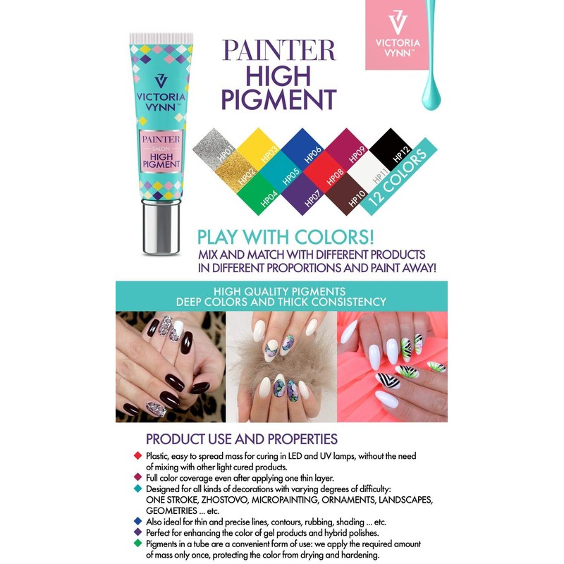 Victoria Vynn High Pigment Painter UV LED Nail Art Manucure