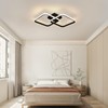 DELIPOP Modern Ceiling Light, 40W Sqaure LED Ceiling 3000k/4500k/6500k 3