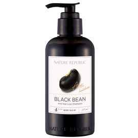 Nature Republic Black Bean Anti Hair Loss Shampoo - Effective for Thinning Hair and Hair, Gloss, Nourish, Hydration, Shine 300ml /10.14 Oz