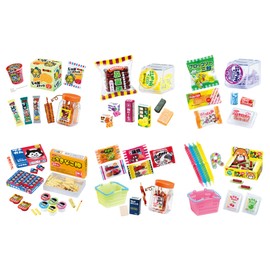 Reement Petit Sample Series Old Nosakashi Street Corner Candy Shop, 1 Box, Approx. H 4.5 x W 2.8 x D 2.4 inches (115 x 70 x 60 mm), ABS and PVC