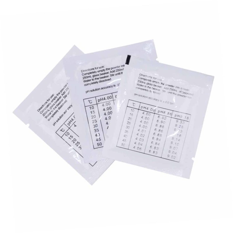 TEHAUX 2sets Ph Meter Buffer Powder Ph Calibration Ph Buffer