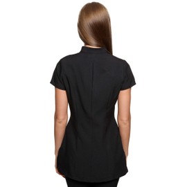 Mirabella Health & Beauty Women's Freya Beauty Tunic Uniform Black 6 UK