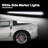 GearUp White LED Side Marker Lights Compatible with Corvette C6
