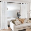 MRTREES Curtains with Eyelets 210 cm Long Curtains Living Room