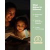 86lux Book Light, Rechargeable Clip-On LED Reading Light for Bed
