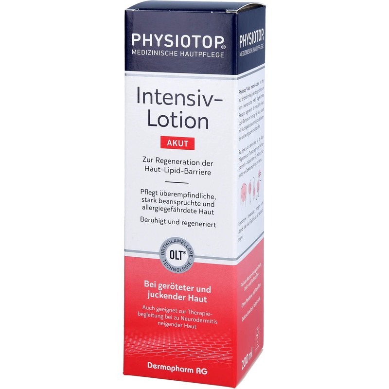 PHYSIOTOP Acute Intensive Lotion 200 ml, Colourless