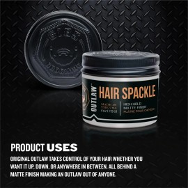Espaca Para El Cabello Gibs Outlaw Strong Hold, Acabado Mate