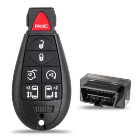 Vurkcy Key Fob Replacement for 2008-2016 Chrysler Town Country & Dodge Grand Caravan Car Keyless Entry Remote Control, M3N5WY783X IYZ-C01C, 7 Buttons