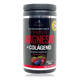 Citrato de Magnesio y Colágeno Sanabi 600 g Frutos Rojos                                                                                              