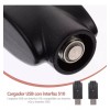 L&T Cargador Usb Para Ego510 Universal Conector Roscado Cargador