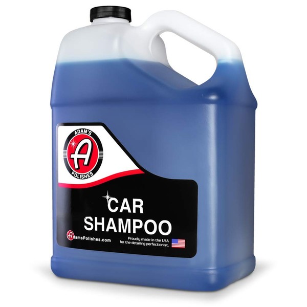Adam's Car Wash Shampoo (Gallon) - pH Car Wash Soap for Snow Foam Cannon, Foam Gun, Pressure Washer | Powerful Spot Free Liquid Auto Detergent | Safe On Car Wax & Ceramic Coating