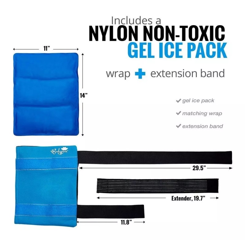 Bodyprox Flexible Grande Del Gel Bolsa De Hielo Durante Hombros,