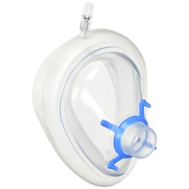 Gima - Einzelpatienten-Gesichtsmaske mit aufblasbarem Luftpolster, Größe n. 5, Erwachsene Large, Latexfrei, 1 Stück