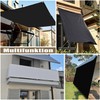 Rectangular Sun Sail, Balcony Canopy with Eyelets, Waterproof Awning Fabric,