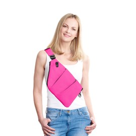 Mountain Land Antitheft Crossbody Bag Shoulder Bag Anti Theft Design for Travel Multi-Pocket Cross Body Bag for Women Men