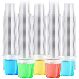 RUIBIXING Shot Glasses Plastic 400 Pieces Shot Glasses Plastic 2 cl / 20 ml Shot Glasses Reusable