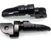 MZS Motorcycle Foot Pegs, Front Rider Footpegs Footrest Rest Pedal