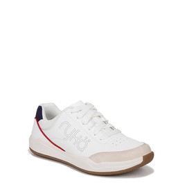 Ryka Womens Courtside Pickleball Sneakers White/Navy 8.5 W