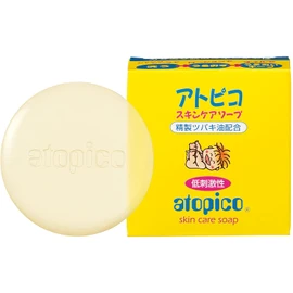 Atopico Skin Care Soap, 2.8 oz (80 g), Refined Camellia Oil, For Sensitive or Dry Skin