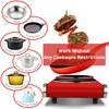 Hot Plate, Techwood 1800W Dual Electric Stoves, Countertop Stove Double