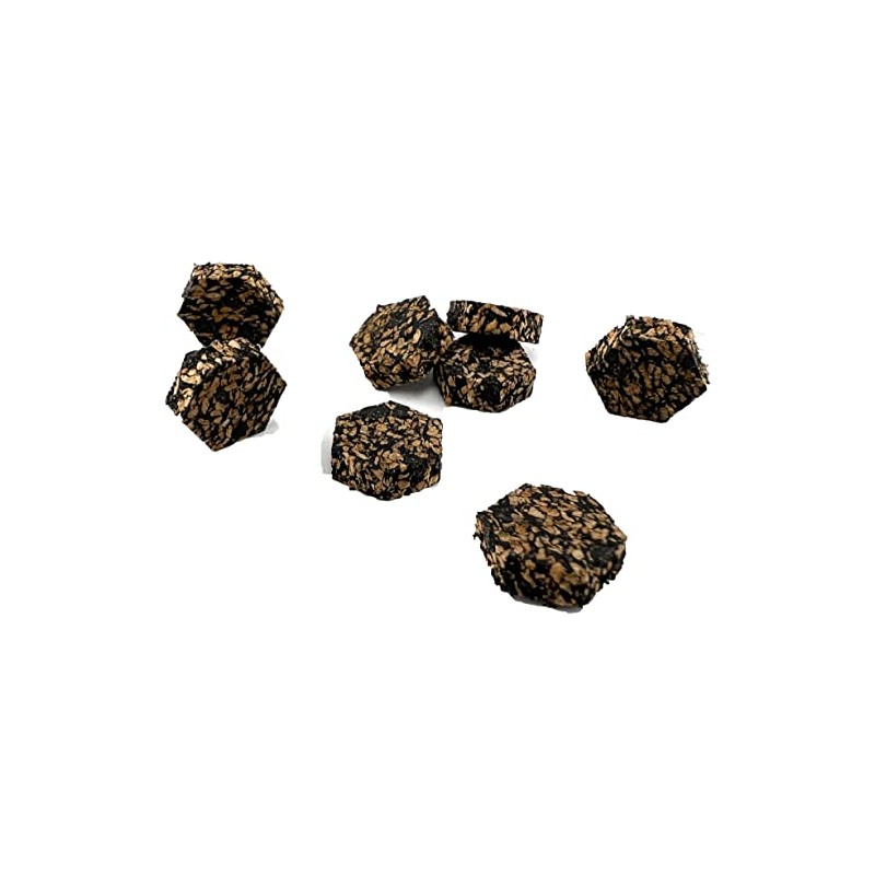 Harris Hardware 798-B1 Self Adhesive 3/8" Hexagonal Furniture Cork Bumper