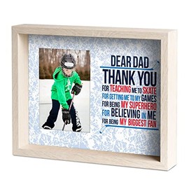 ChalkTalkSPORTS Premier Hockey Photo Frame | Dear Dad