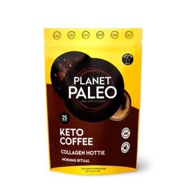 Pure Collagen - Keto Coffee | Protein-Rich Coffee Alternative | 5g Collagen Per Serve | New Twist on Bulletproof Coffee with MCT Powder | 100% Organic Arabica Coffee (25 Servings)