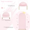 Pink Arch Backdrop Cover 2.2ft x 5ft Stretchy Spandex Arch