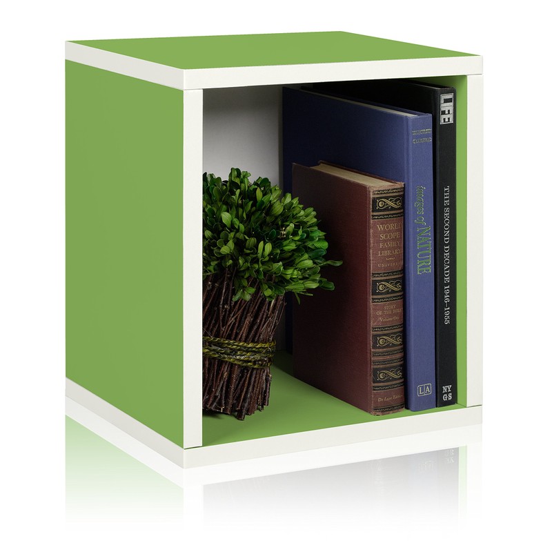 Way Basics 2 Shelf Blox Cube Espresso