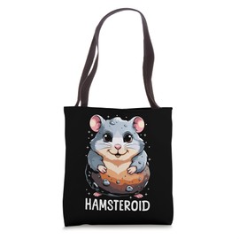 Cute Hamster Asteroid Pun Science Space Hamsteroid Tote Bag