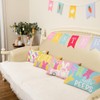 GEEORY Happy Easter Hello Peeps Throw Pillow Covers 12x20 Inch