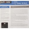 헬스 O 미터 다이얼 눈금 블랙 Health O Meter Dial