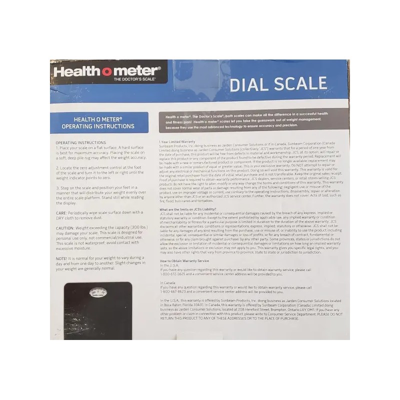 헬스 O 미터 다이얼 눈금 블랙 Health O Meter Dial