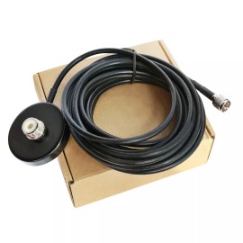 For Motorola SO239 for Car Bus Taxi installs magnetic base mobile radio antenna W/ 5M cable