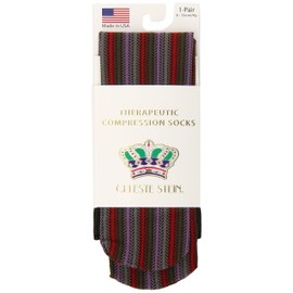 Celeste Stein Therapeutic Compression Socks, Multi-Stripe KNT, 8-15 mmHg, Mild