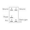 Narva 20A 12V Illuminated off/On Sealed Rocker Switch with LED