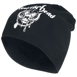 Motörhead England - Jersey Beanie Unisex Mütze schwarz 100% Baumwolle Band-Merch, Bands