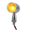 Hlyjoon 2Pcs Moto Turn Signal Light LED Retro Motorcycle Turning