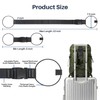 Adjustable Elastic Luggage Bungee Connector Straps, Carry-On Suitcase Add Bag
