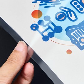 Staples 5-1/2-Inch x 8-1/2-Inch Sheet Protectors Clear 25/Pack