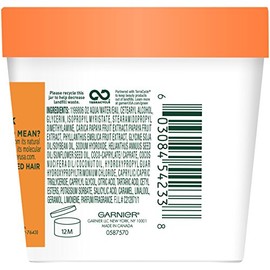 Garnier Garnier Fructis Damage Repairing Treat 1 Minute Hair Mask with Papaya Extract for Shine and Scalp Health, 3.4 Fl Oz (Pack of 1)