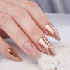 Pretty Diva Chrome Nail Powder - Bronze/Copper Mirror Effect Nail