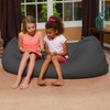 Big Squishy Bean Bag Cover Only Lounge - Soft, Stretchy,
