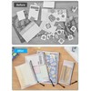 JARLINK 18 Pack 8 Sizes Mesh Pouch, Waterproof Zipper File