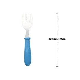 ALLY-MAGIC Kids Forks, 6PCS Toddler Fork Set, Round Handle Safe Flatware Children Forks for Boys & Girls Self Feeding and Training Y11ETCZ