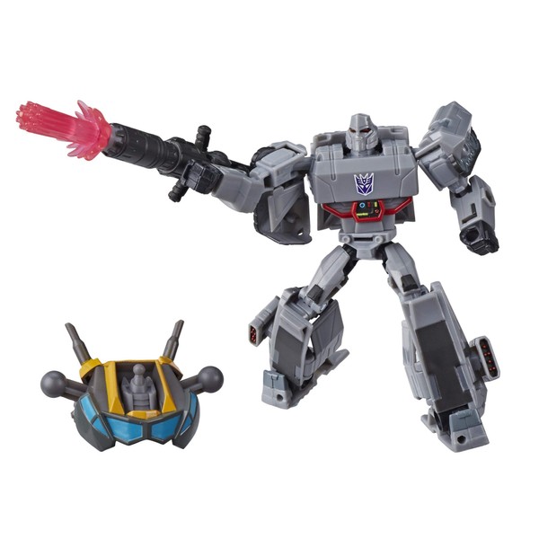 Transformers Toys Cyberverse Deluxe Class Megatron Action Figure, Fusion Mega